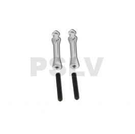 215209 Canopy Posts (Silver anodised)